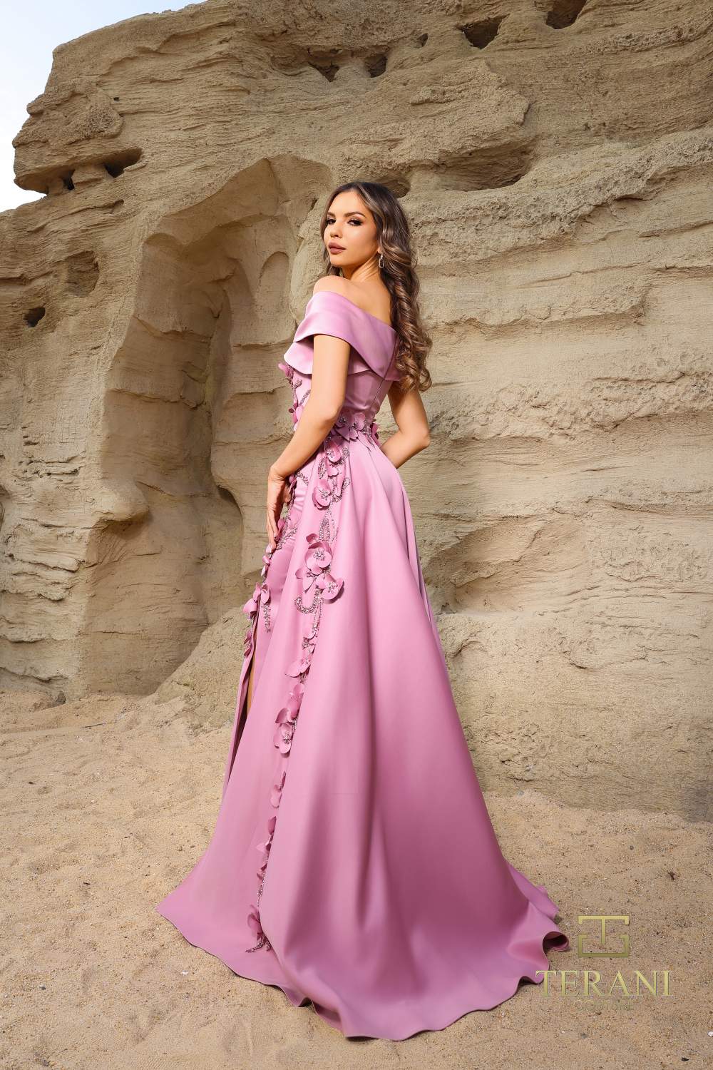 Formal Dresses Long Formal Fitted Evening Dress Rose
