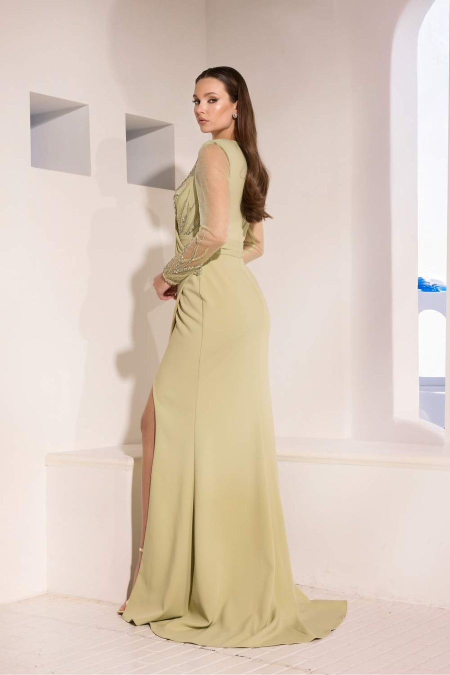 Mother of the Bride Dresses Long Sleeve Mother of the Bride Formal Dress Sage