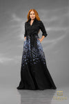 Mother of the Bride Dresses Long Mother of the Bride Floral Formal Dress Black Blue
