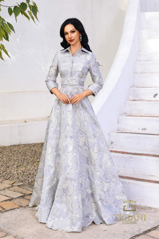 Mother of the Bride Dresses A Line Long Mother of the Bride Formal Dress Dusty Blue