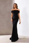 Prom Dresses ong Bodycon Formal Fitted Evening Dress Black