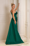 Formal Dresses Long Formal Overskirt Bodycon Evening Dress Emerald