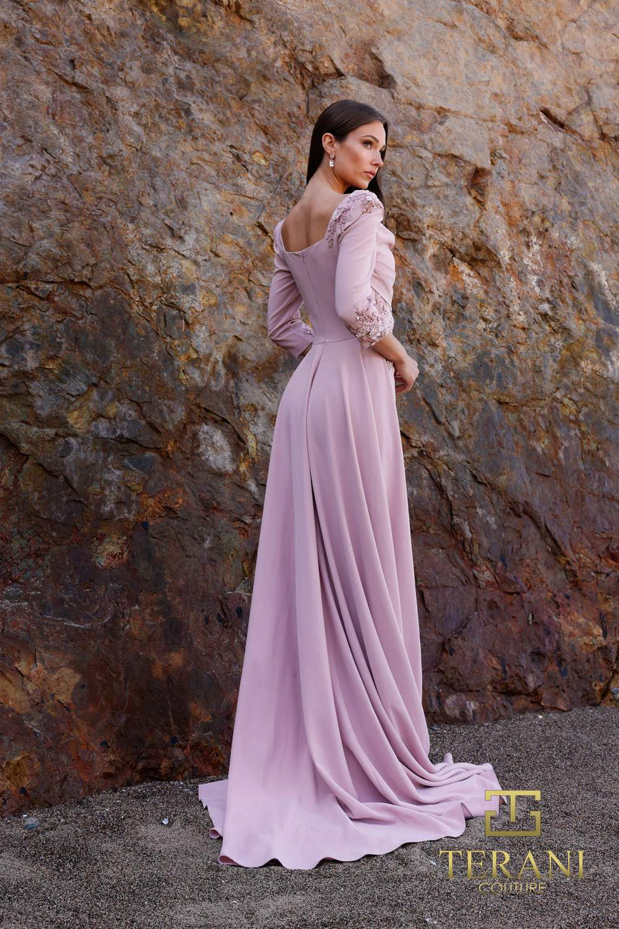 Mother of the Bride Dresses Long Mother of the Bride Overskirt Formal Dress Mink