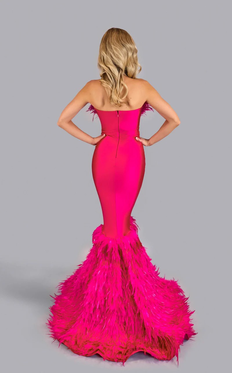 Prom Dresses Long Formal Prom Fitted Dress Fuchsia