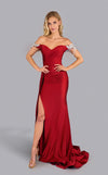 Prom Dresses Long Formal Beaded Fringe Prom Dress Red