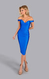 Cocktail Dresses Short Fitted Cocktail Dress Royal