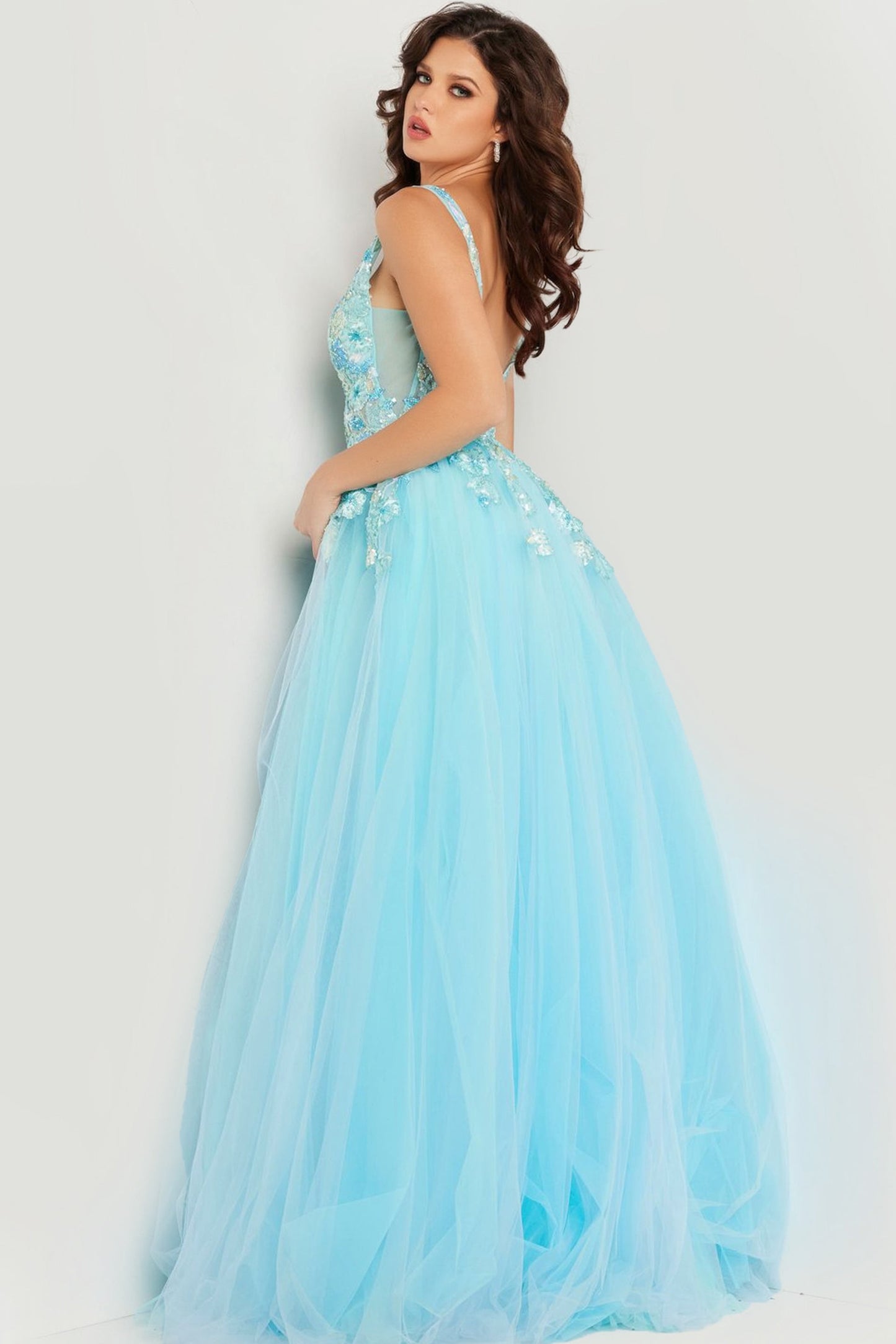Prom Dresses A Line Long Prom Dress Turquoise