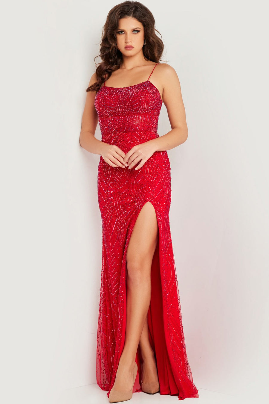 Prom Dresses Fitted Long Prom Dress Red