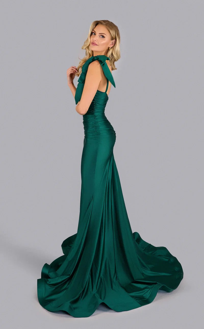 Prom Dresses Long Evening Formal Fitted Prom Dress Hunter