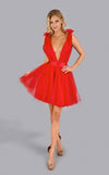 Cocktail Dresses Homecoming Short Lace Cocktail Dress Red