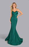 Prom Dresses Prom Long Formal Pleated Mermaid Dress Hunter
