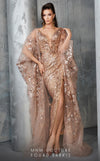 Formal Dresses Long Fitted Beaded Sequin Evening Formal Dress Gold