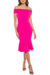 Cocktail Dresses Short Cocktail Mermaid Midi Dress Fuchsia