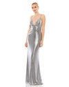 Prom Dresses Prom Long Formal Metallic Dress Silver