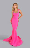 Prom Dresses Mermaid Long Formal Prom Dress Fuchsia