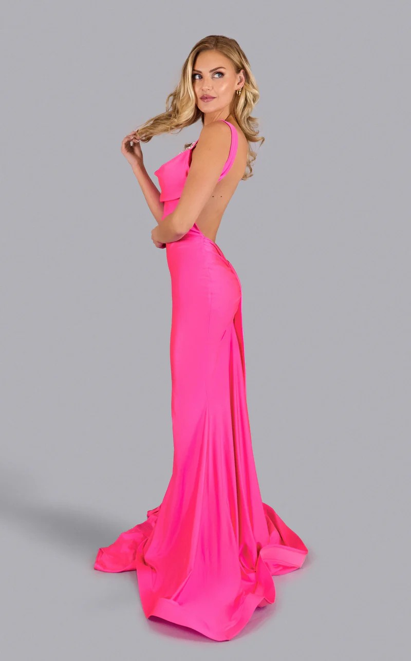 Prom Dresses Mermaid Long Formal Prom Dress Fuchsia