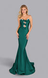 Prom Dresses Mermaid Fit Long Formal Beaded Prom Dress Hunter