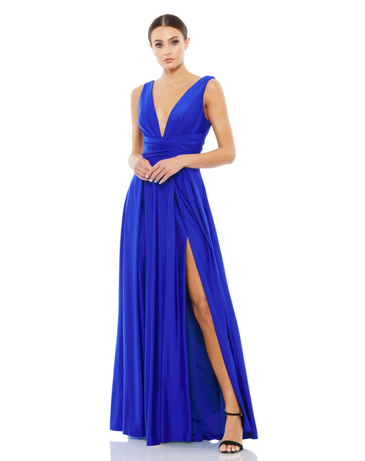 Prom Dresses Long Sleeveless Formal Prom Gown Royal