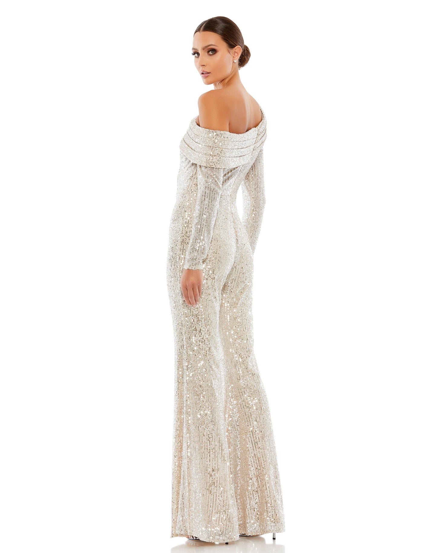 Mac Duggal 26596 Formal One Shoulder Jumpsuit