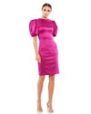 Cocktail Dresses Short Fitted Cocktail Mini Dress Magenta