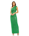 Prom Dresses Long One Shoulder Formal Prom Gown Green