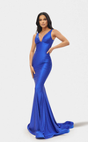 Prom Dresses Prom Long Fitted Evening Formal Dress Royal