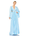 Formal Dresses Long Sleeve Formal Dress Ice Blue