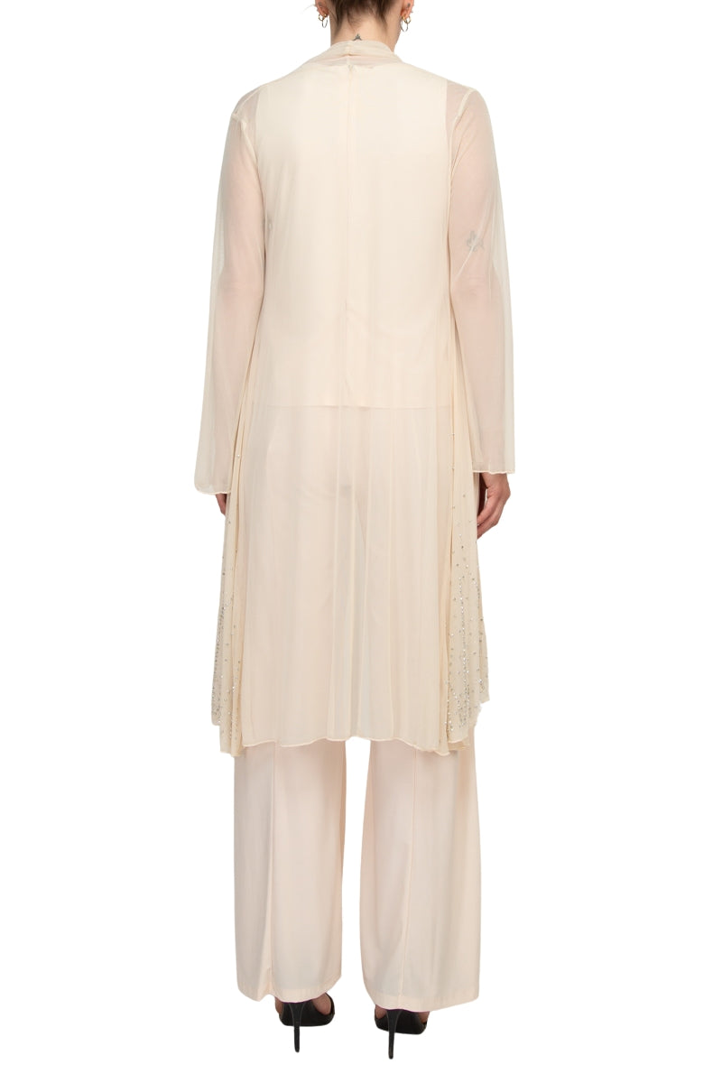 Pant Suit Long 2 Piece Formal Mother of the Bride Pantsuit CHAMPAGNE