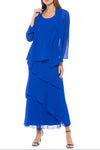 Formal Dresses Long Mother of the Bride Formal Dress  Blue