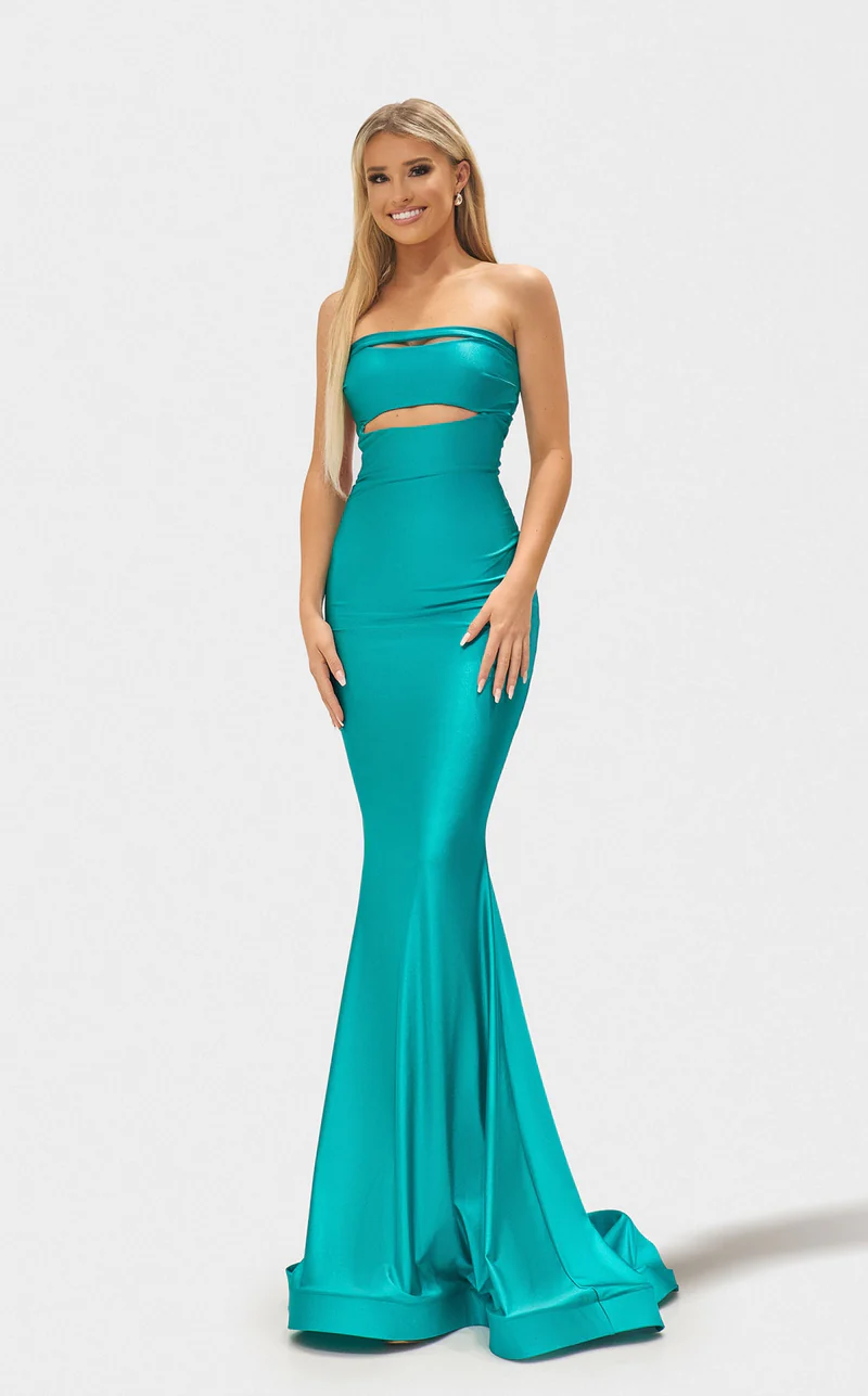 Prom Dresses Formal Long Mermaid Fit Prom Dress Aqua