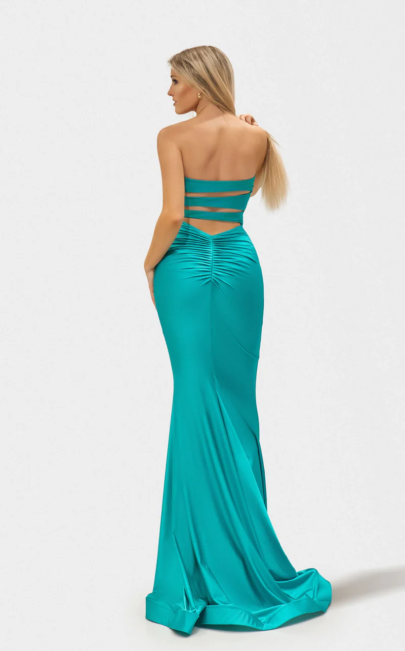 Prom Dresses Formal Long Mermaid Fit Prom Dress Aqua