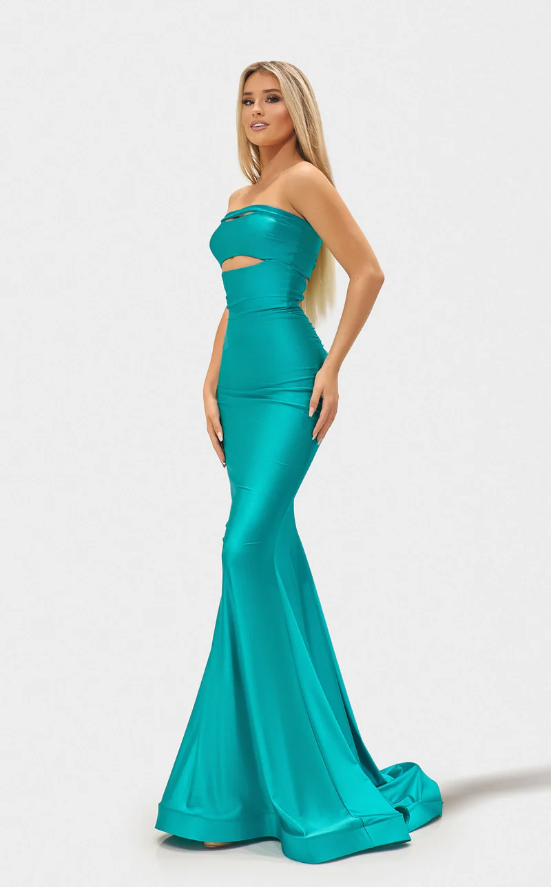 Prom Dresses Formal Long Mermaid Fit Prom Dress Aqua