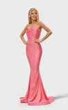Prom Dresses Mermaid Fit Long Formal Dress Coral Cloud