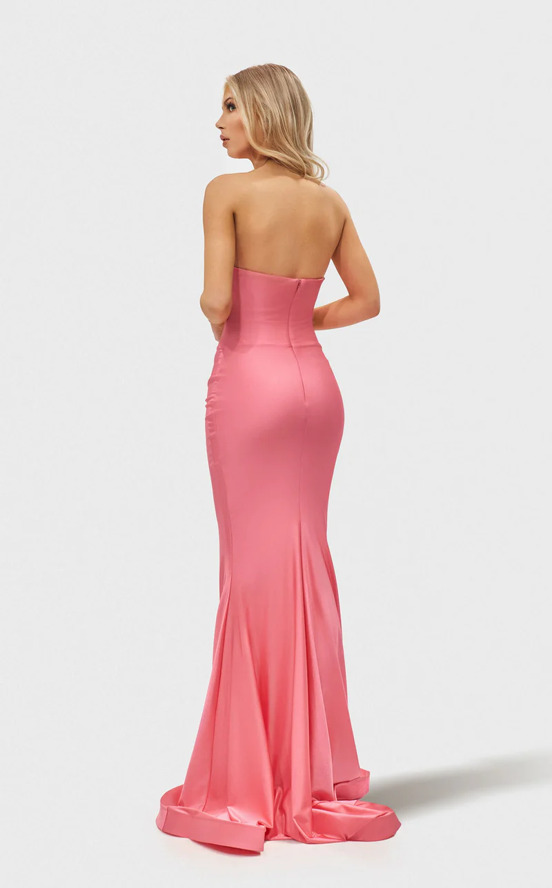 Prom Dresses Mermaid Fit Long Formal Dress Coral Cloud