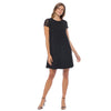 Cocktail Dresses Short Sequin Illusion Sleeve Dress Black