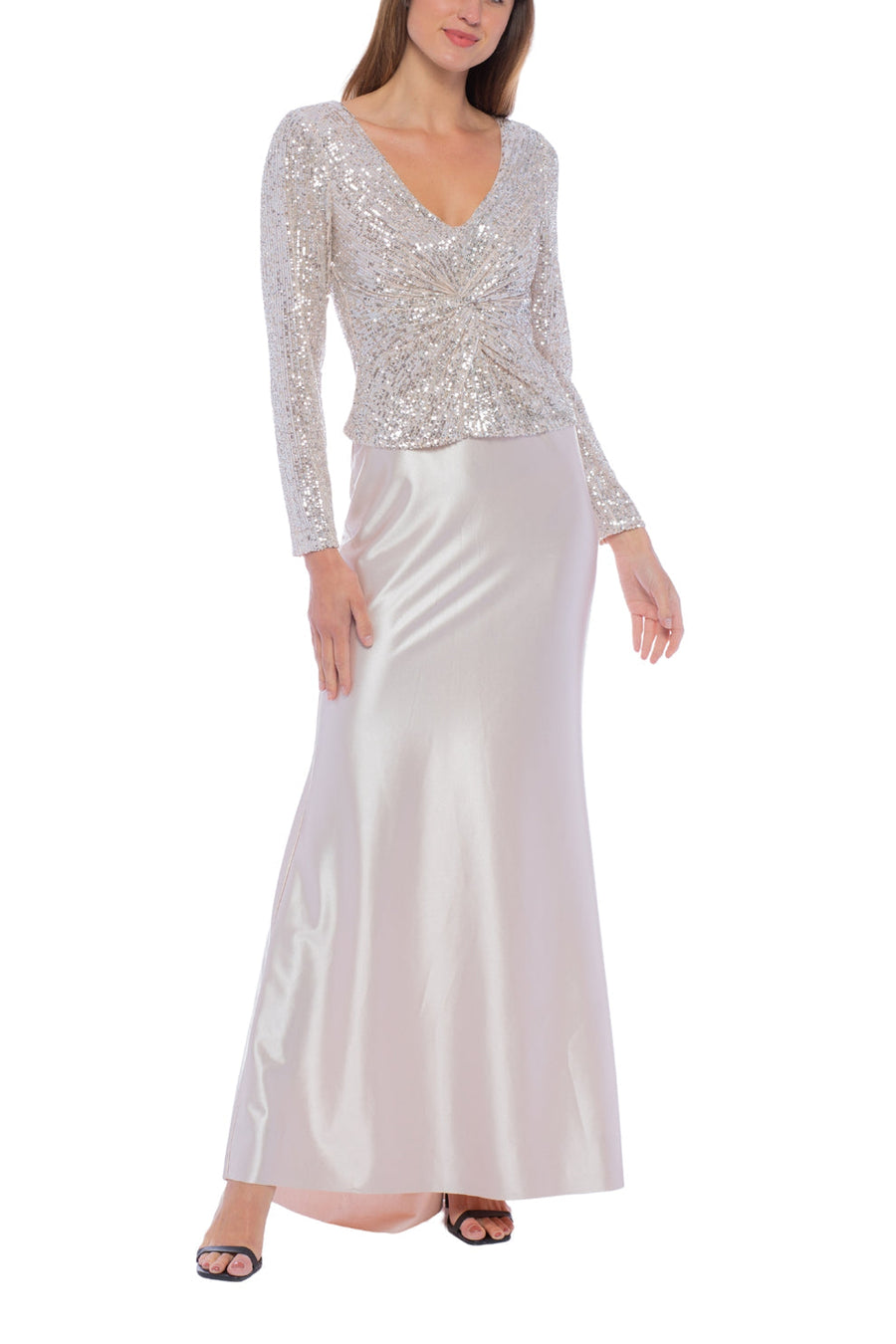 Formal Dresses Formal Long Sequin Evening Dress Champagne