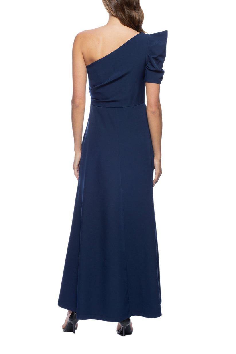 Jumpsuit Long Formal Puff Sleeve Jumpsuit Navy