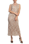Cocktail Dresses A Line Lace Midi Cocktail Dress Champagne
