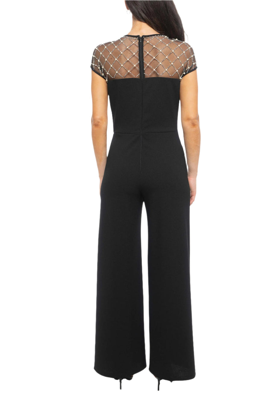Jumpsuit Long Formal Beaded Jumpsuit Black