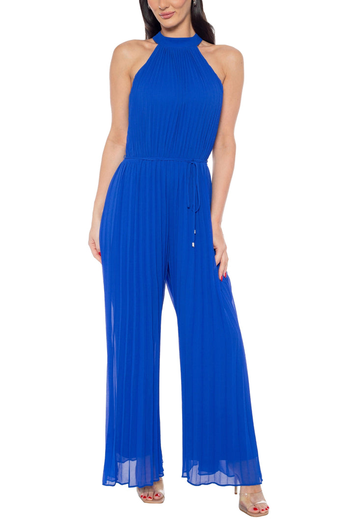 Jumpsuit Long Formal Pleated Jumpsuit Royal