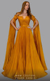 Formal Dresses Pleated A Line Long Formal Evening Dress Yellow