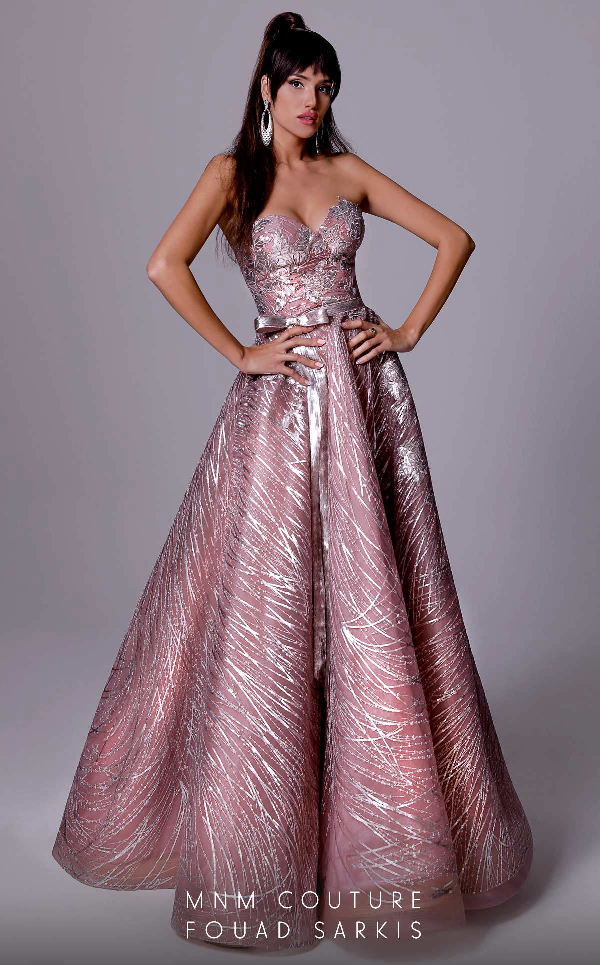 Prom Dresses Long Formal Pleated Ball Gown Sequin Prom Dress Vizion