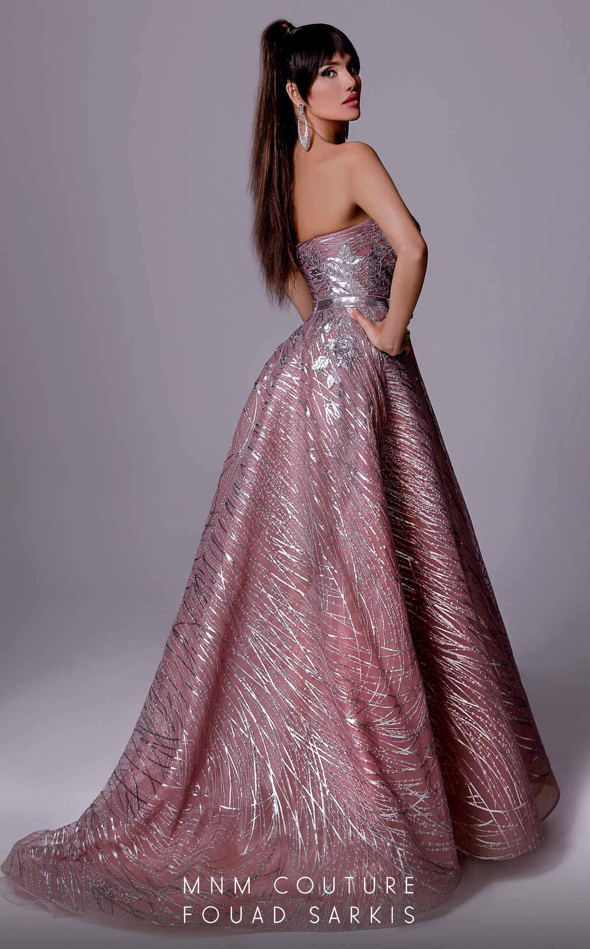 Prom Dresses Long Formal Pleated Ball Gown Sequin Prom Dress Vizion