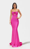 Prom Dresses Mermaid Long Formal Fitted Prom Dress Fuchsia