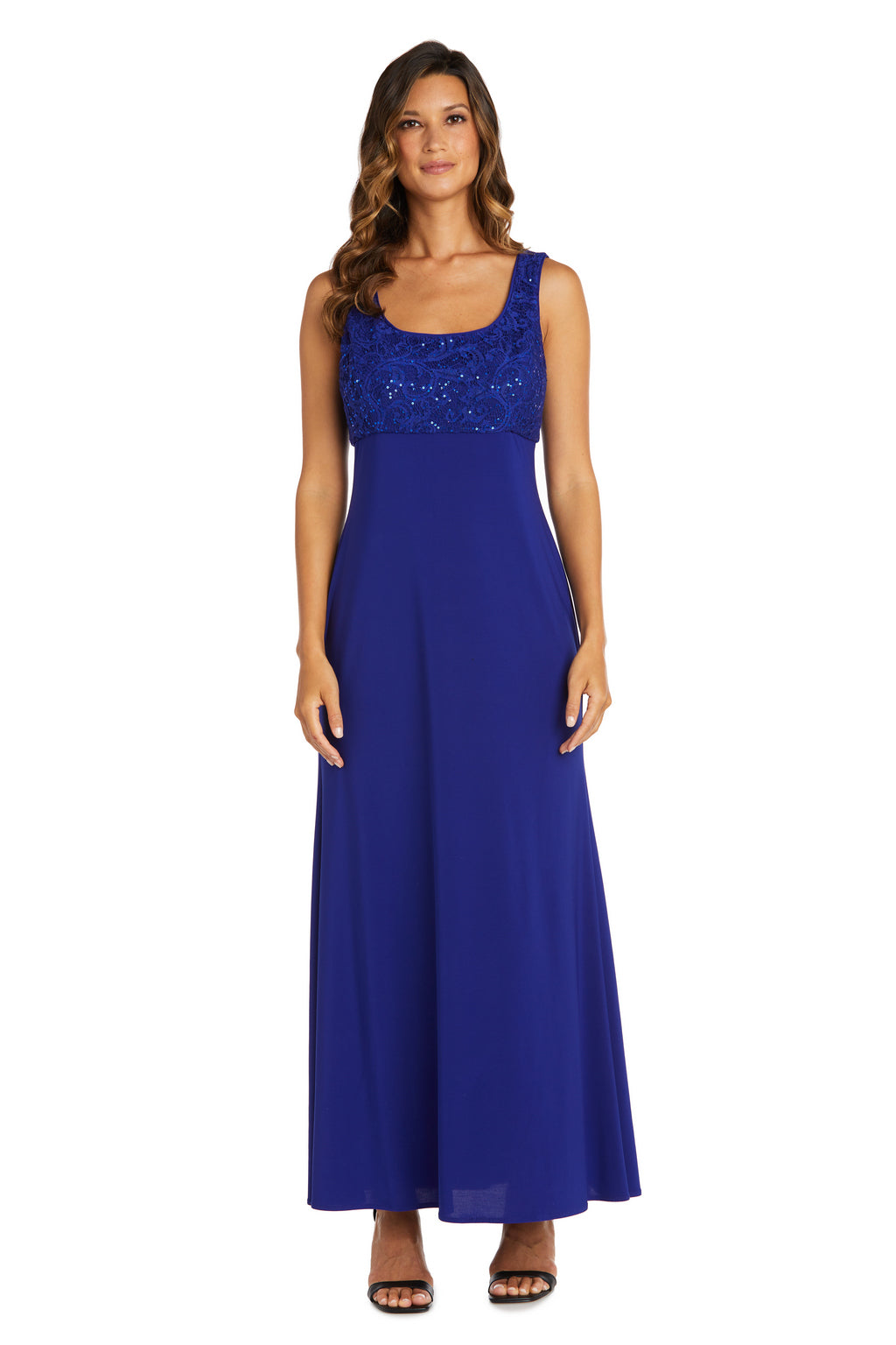 Mother of the Bride Dresses Long Ruffle Sequin Jacket Mother of the Bride Dress Royal