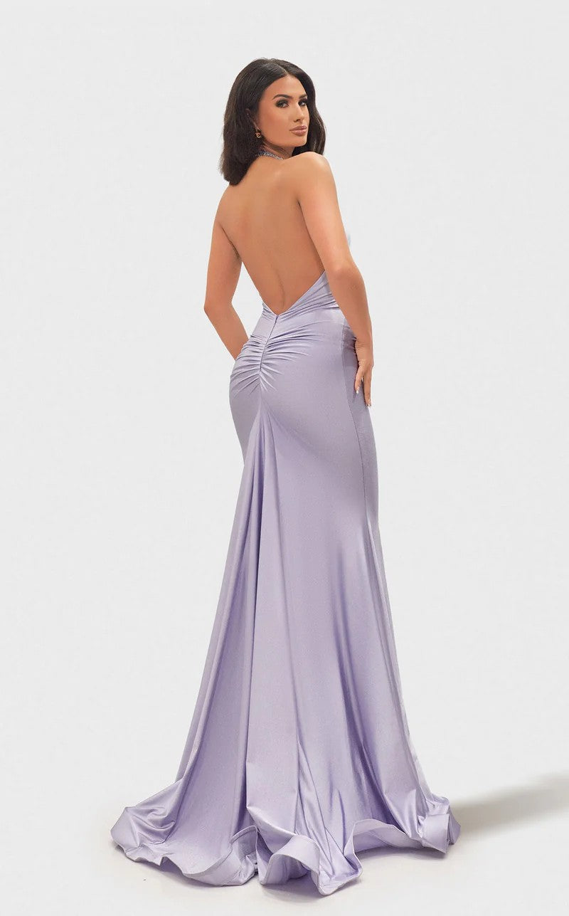 Prom Dresses Long Mermaid Formal Beaded Prom Dress Ash Rose