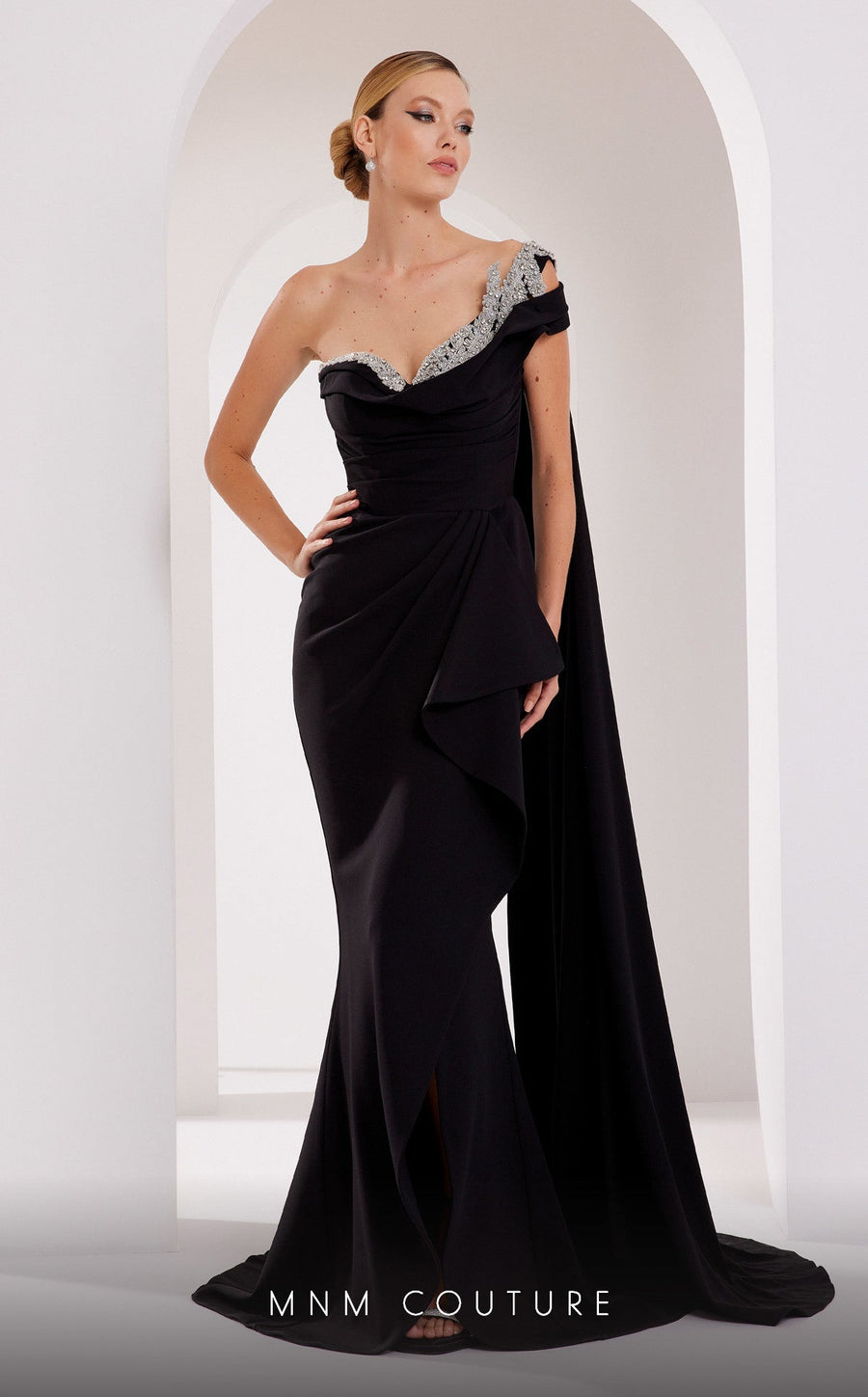 Formal Dresses Beaded Long Formal Evening Dress Black