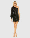 Cocktail Dresses Cocktail Short Sequin Mini Dress Black