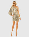 Cocktail Dresses Cocktail Short Sequin Mini Dress Gold