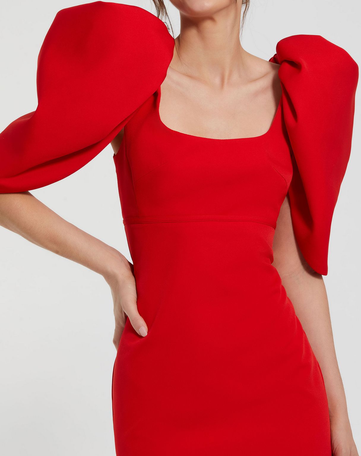 Formal Dresses Fitted Long Evening Gown Formal Prom Dress Red